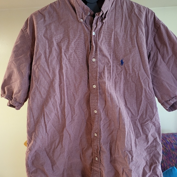 Ralph Lauren Men's Pink Button Up Size XL - Picture 1 of 3